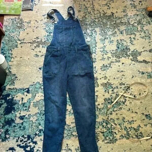Gap skinny denim Dallas medium wash overalls large